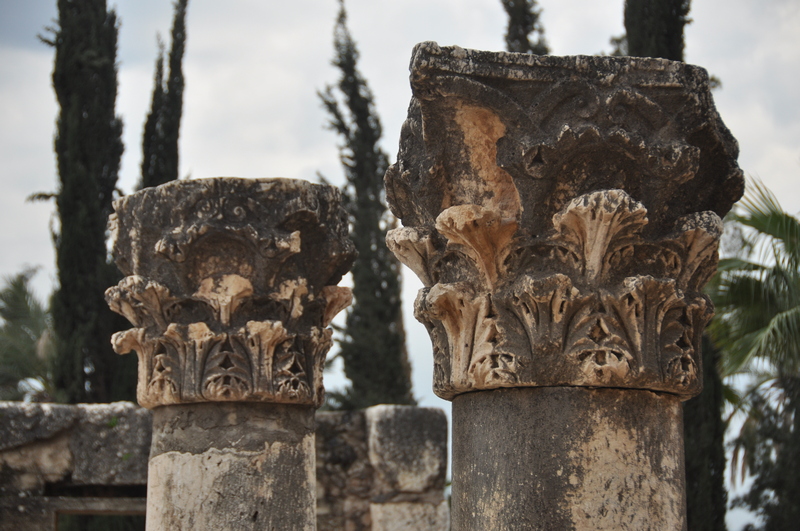 Capernaum, Synagogue, Capitals