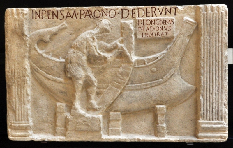 Ravenna, Relief of a shipbuilder