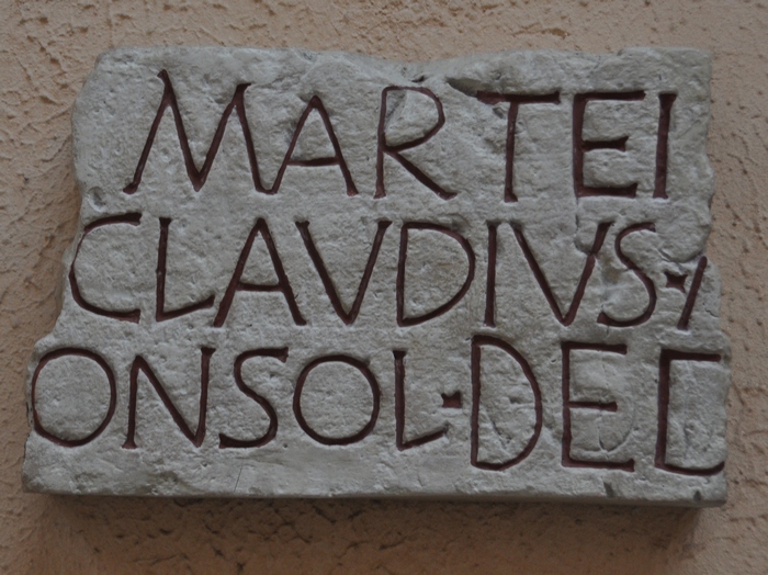 Rome, Porta Capena, Dedication to Mars by Claudius Marcellus