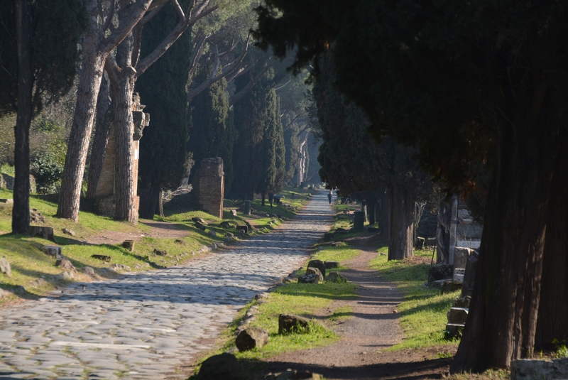 Rome, Via Appia, Street pavement