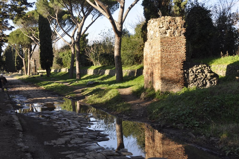 Rome, Via Appia (014), Street pavement