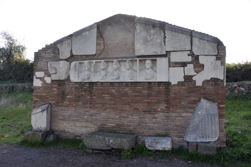 Rome, Via Appia (020R), Tomb of Hilarius Fuscus
