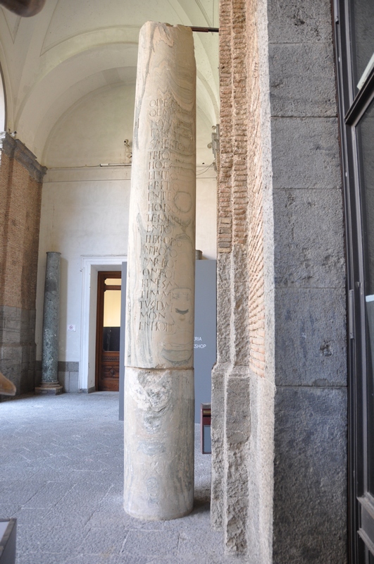 Rome, Via Appia, Triopion of Herodes Atticus, Column