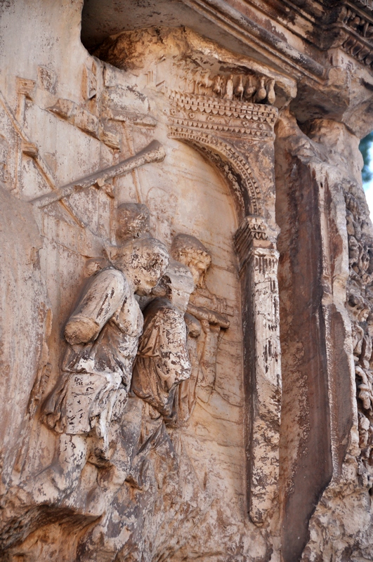 Rome, Honorific Arch of Titus, Triumphal Arch of Titus in the Circus Maximus