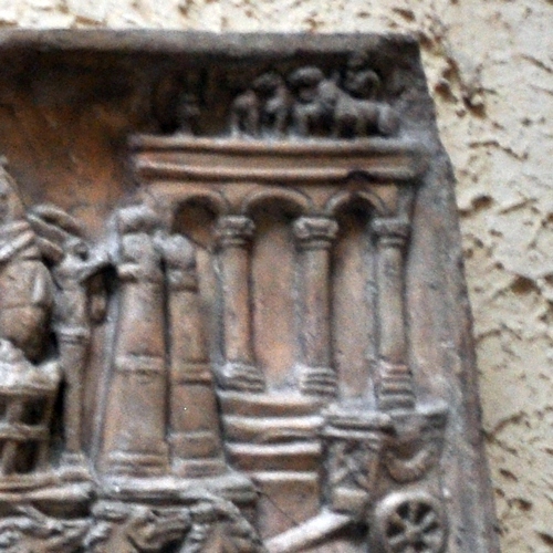 Foligno, Relief of the Circus Maximus, Detail: the Arch of Titus?