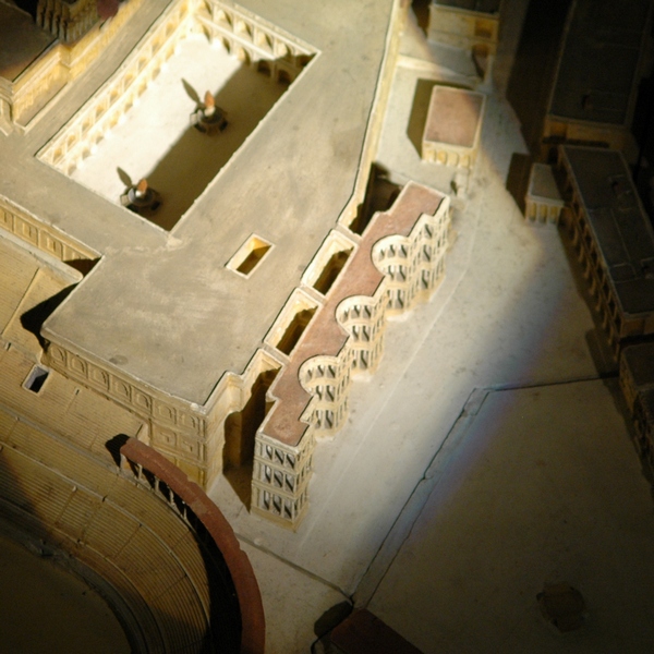 Rome, Severan baths and Septizodium (model)