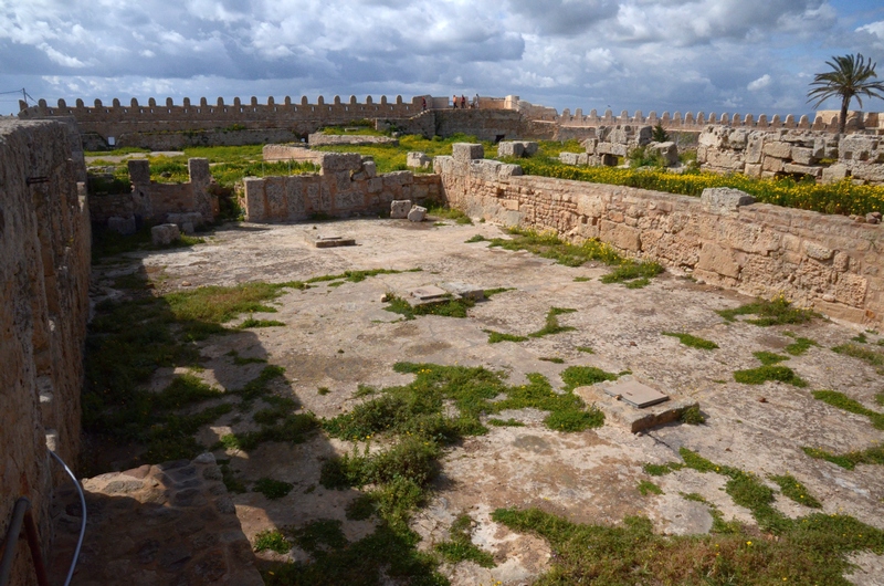 Clupea, Byzantine fort, Courtyard