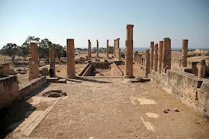 The palace of the governor in Ptolemais, where Andronicus resided