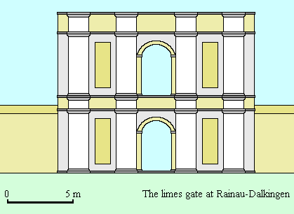 Dalkingen gate, drawing