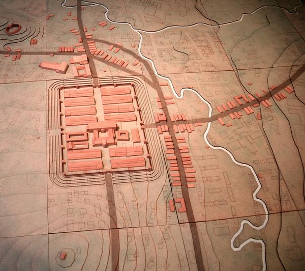 Aalen, Model of the limes fort