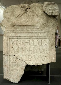 Tombstone with Minerva´s owl