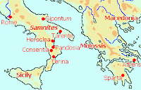 Map of the Campaigns of Alexander of Molossis