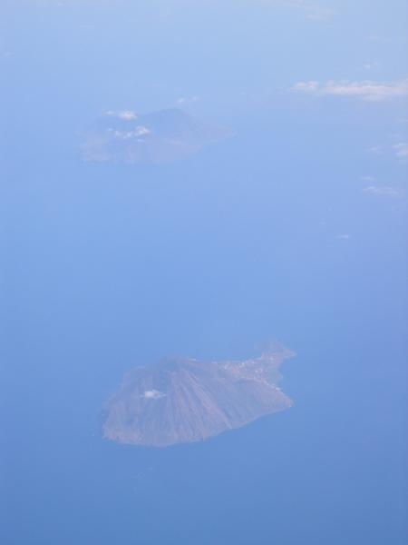 The Aeolian Islands from the air