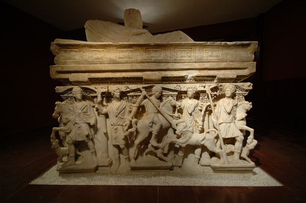 Antioch, Sidemara sarcophagus: Lion hunt