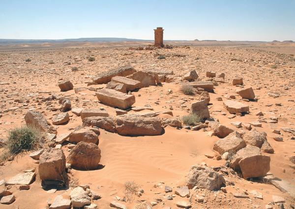 Wadi el-Amud, Ruin