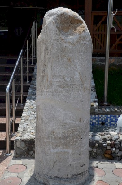 Milestone, found near the Cilician Gate, erected by Caracalla in 217