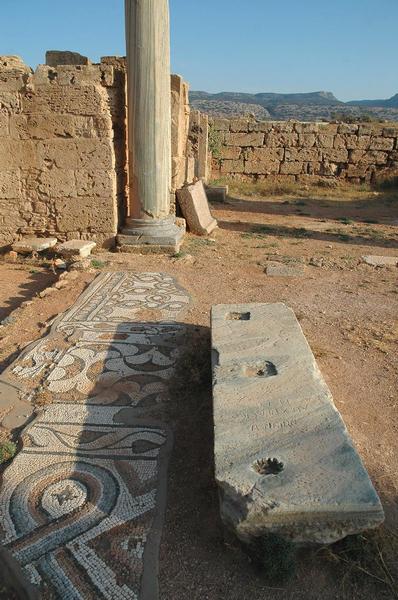 Apollonia, East basilica, Mosaics