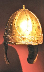 Late Roman spangen helmet