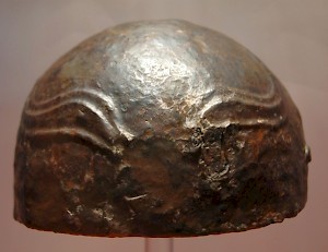 Roman helmet, adapted to Germanic taste