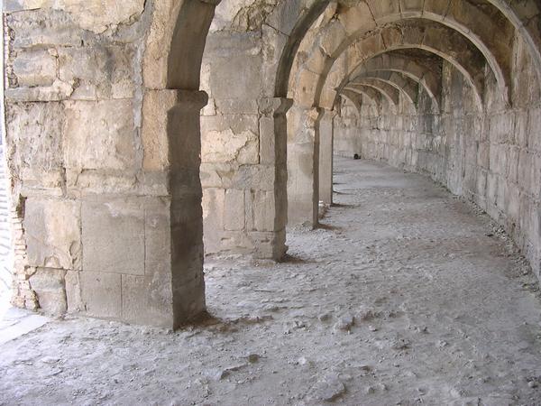 Aspendus, Theater, Upper corridor