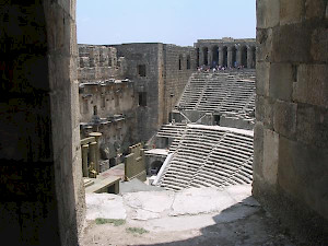 Aspendus, theater, view