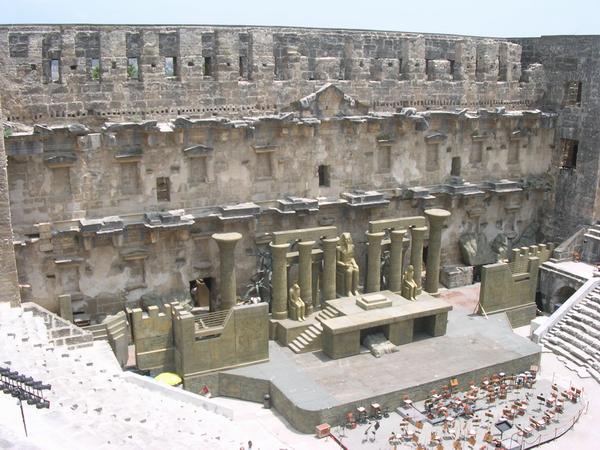 Aspendus, Theater, Stage