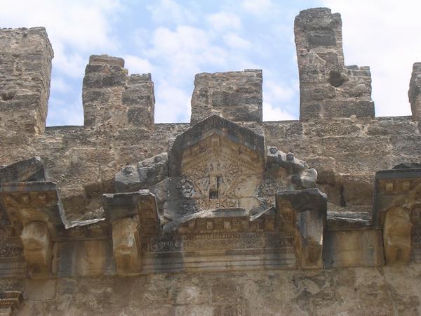 Aspendus, Theater, Stage, Decoration