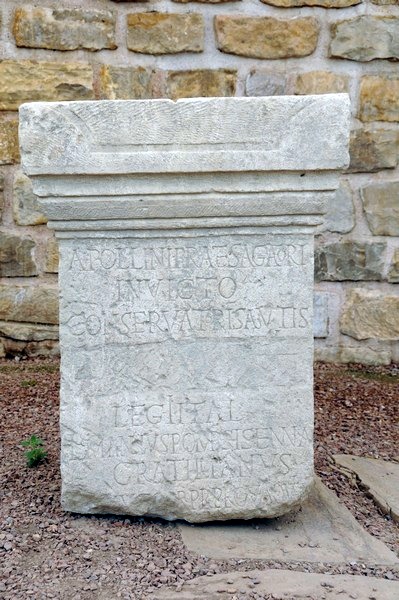 Novae, dedication to Apollo by a soldier of I Italica