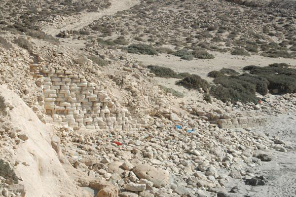 Boreum, Western wall