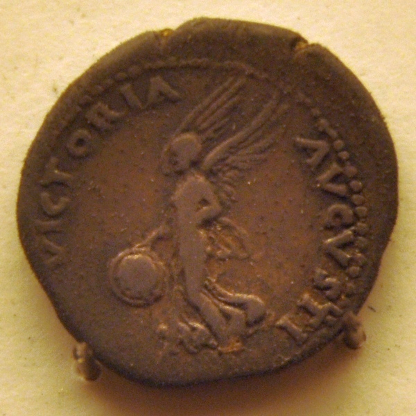Coin of Vitellius: Victoria