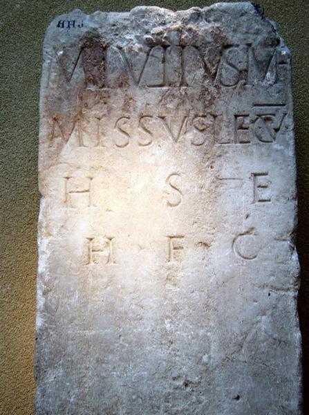 Heerlen, tombstone of Marcus Julius
