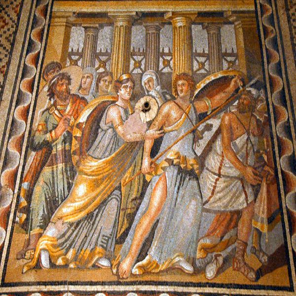 Zeugma, Mosaic of Achilles on Skyros
