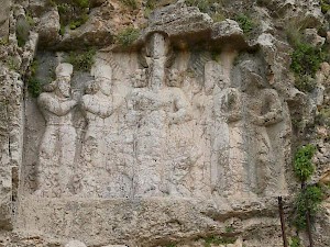 The rock relief of Sarab-e Bahram