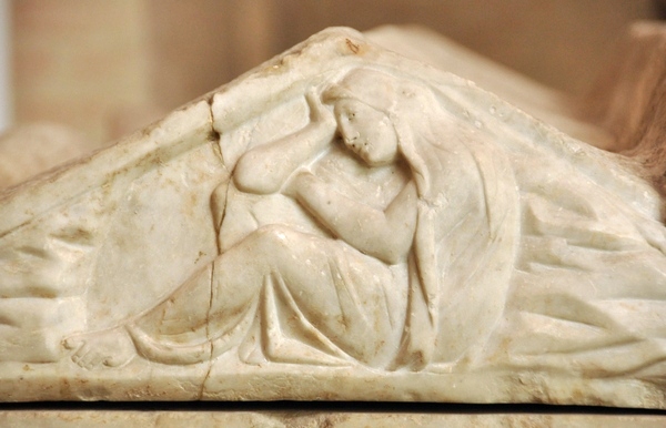 Sarcophagus of the Niobids, detail