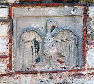 Aigle byzantin primitif, au nord de la Porte d'Or (Constantinople)
