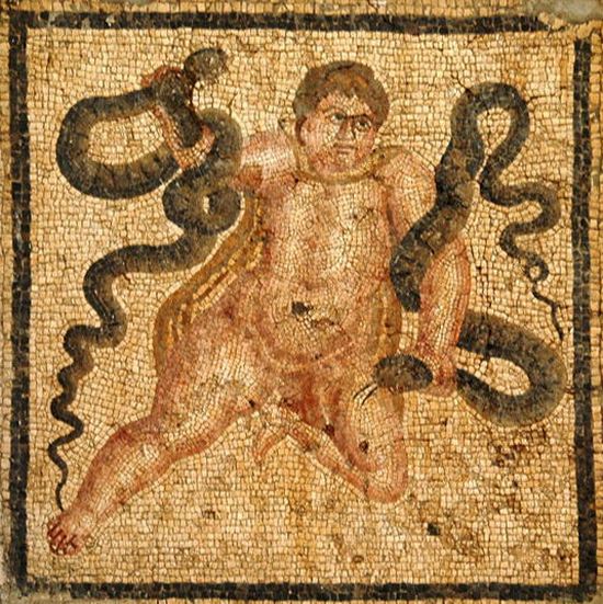 Heracles and the snakes