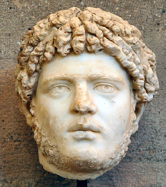 Corinth, North Market, Portrait of a young Caracalla