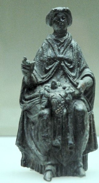 Bronze statuette of Nehalennia from Cologne