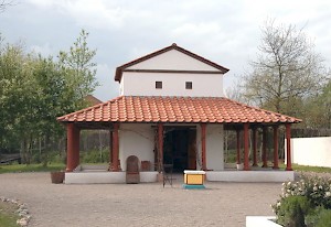 Reconstruction of the temple in Cuijk